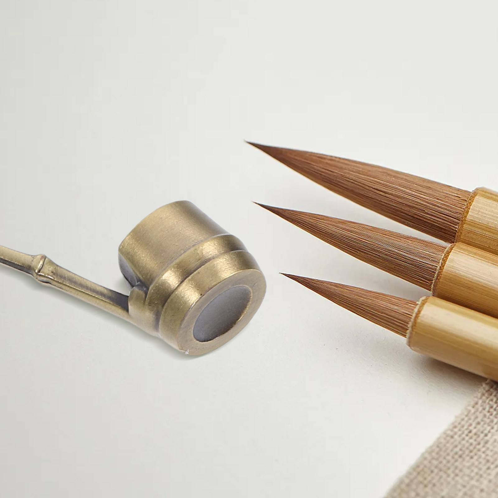 Writing Tools - Wasserschöpfkelle für Kalligraphie aus Kupferlegierung, handgefertigter