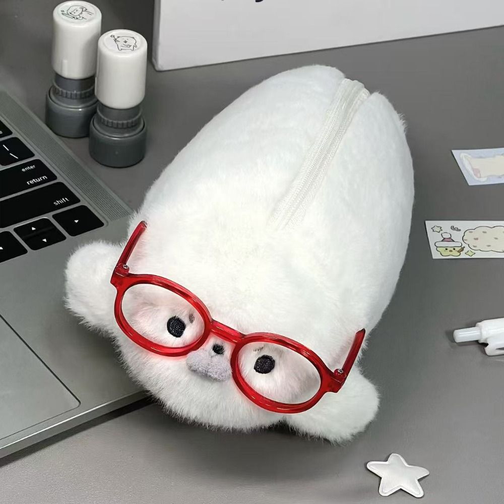 Aesthetic Large Pencil Case Pouch - Lustiges Stempeldock-Federmäppchen mit großem Fassungsvermögen, hoher