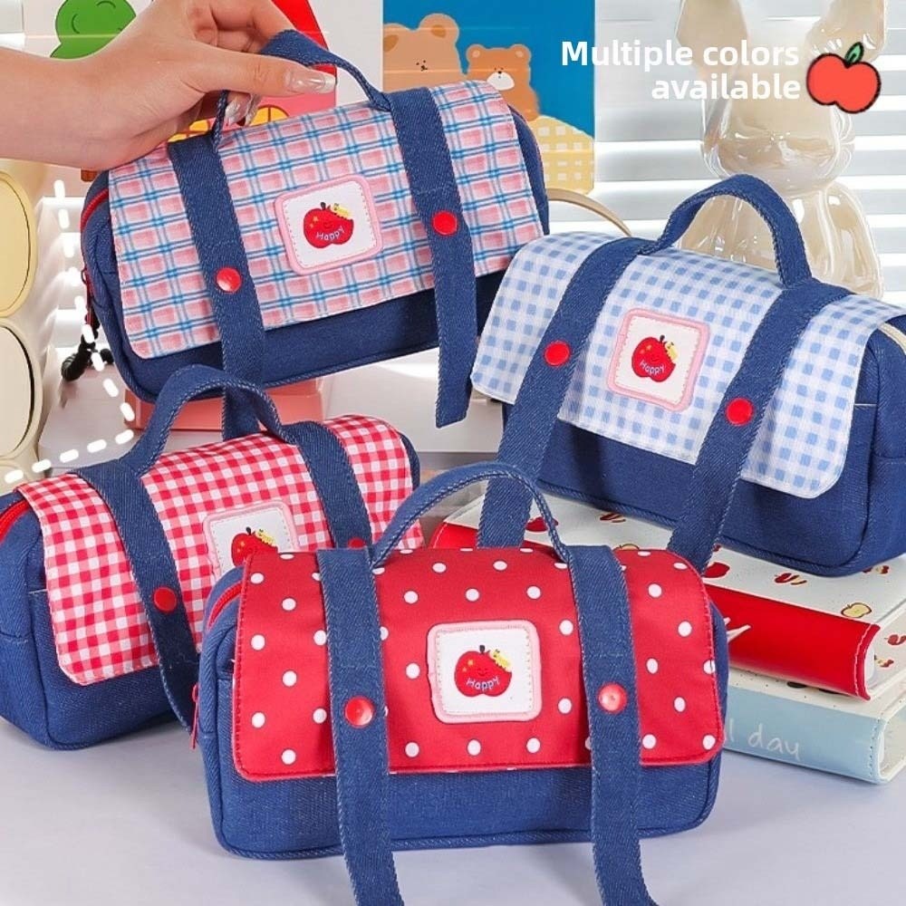 Denim Fruit Cowboy Federmäppch – Aesthetic Large Pencil Case Pouch Bewertung und Preis