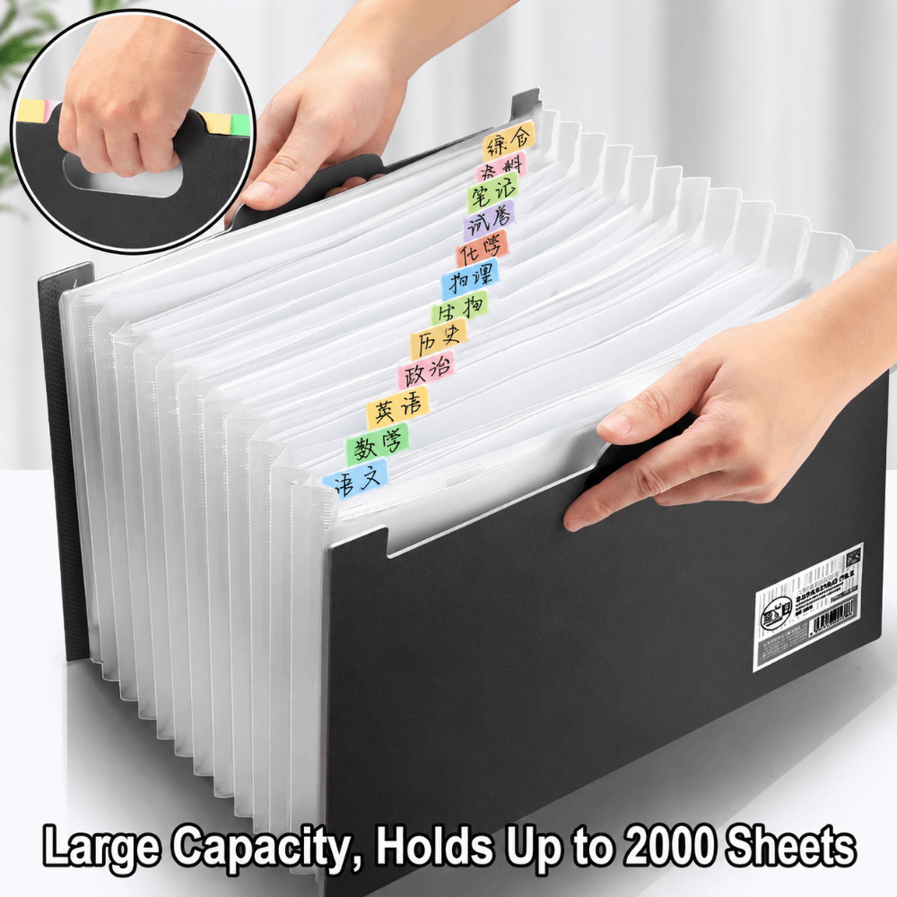 13-Fächer Erweiterbare Aktenma – Expandable Accordion File Folder 13 Pockets Bewertung und Preis